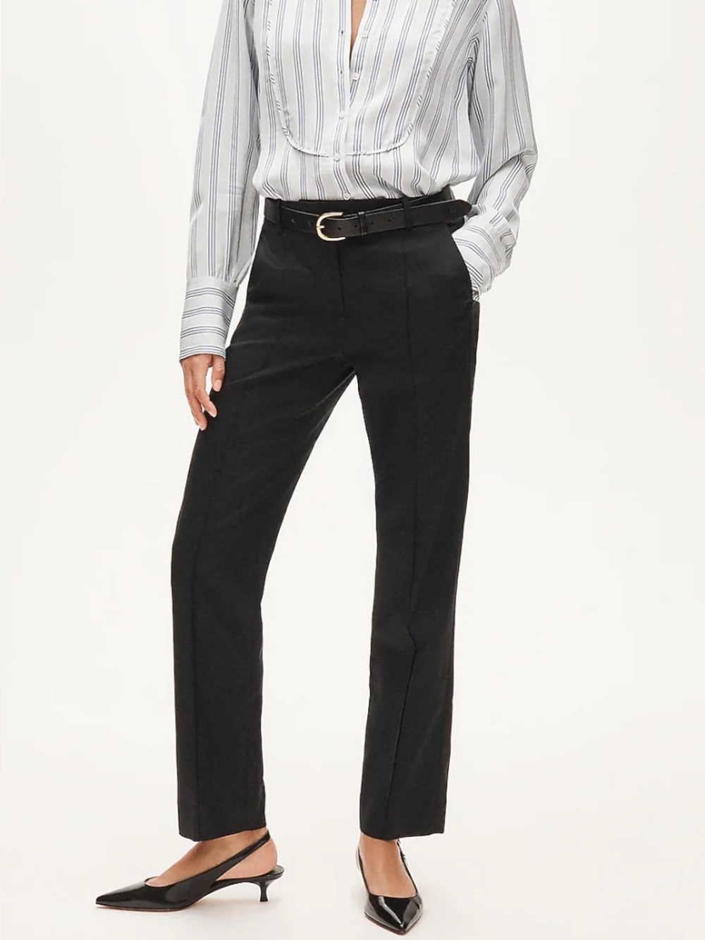Stella pant in Gramercy linen blend-J Crew